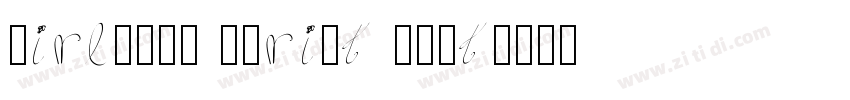 Girlboss Script Font字体转换